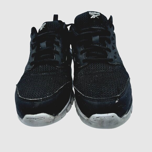 Reebok Men's Black Work Sublite Cushion Alloy Toe Hazard Safety Sneaker Shoes 9M - Picture 2 of 10